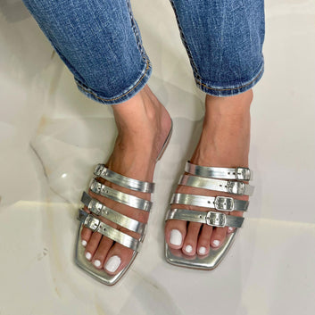 Buckle Flats Silver