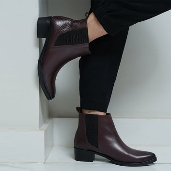 Sky Boot Burgundy