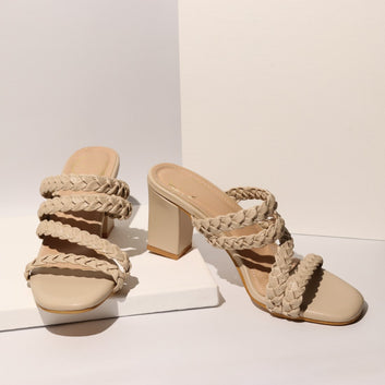 Zig Zag Off-White Heel