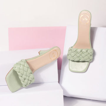Mint Green Lounge Heel