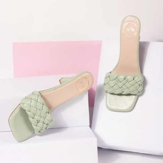Mint Green Lounge Heel