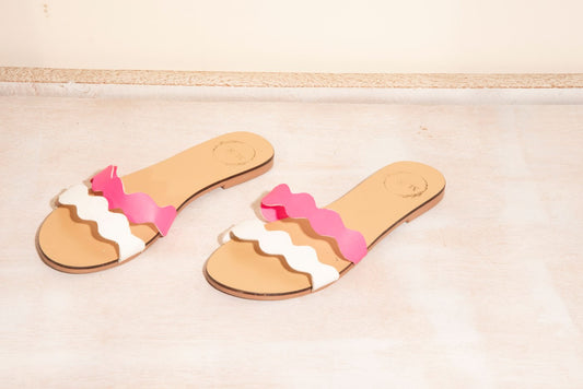 Wave Flats Neon Pink