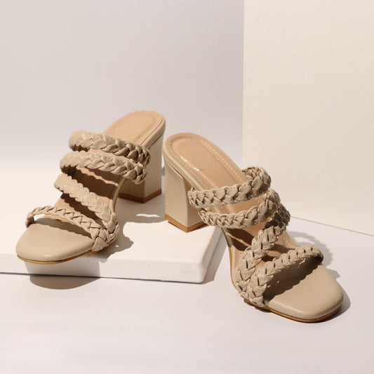 Zig Zag Off-White Heel