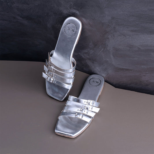 Buckle Flats Silver