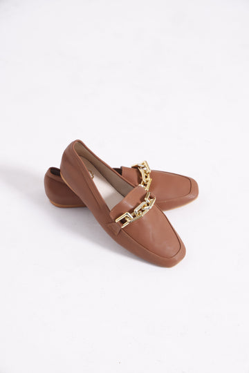 Chain Loafer Tan