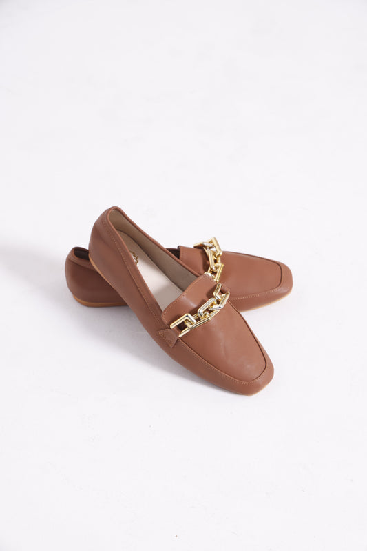 Chain Loafer Tan