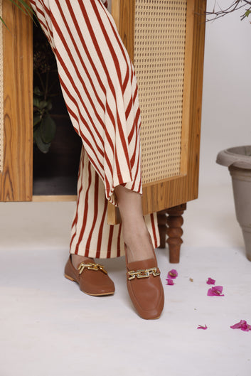 Chain Loafer Tan