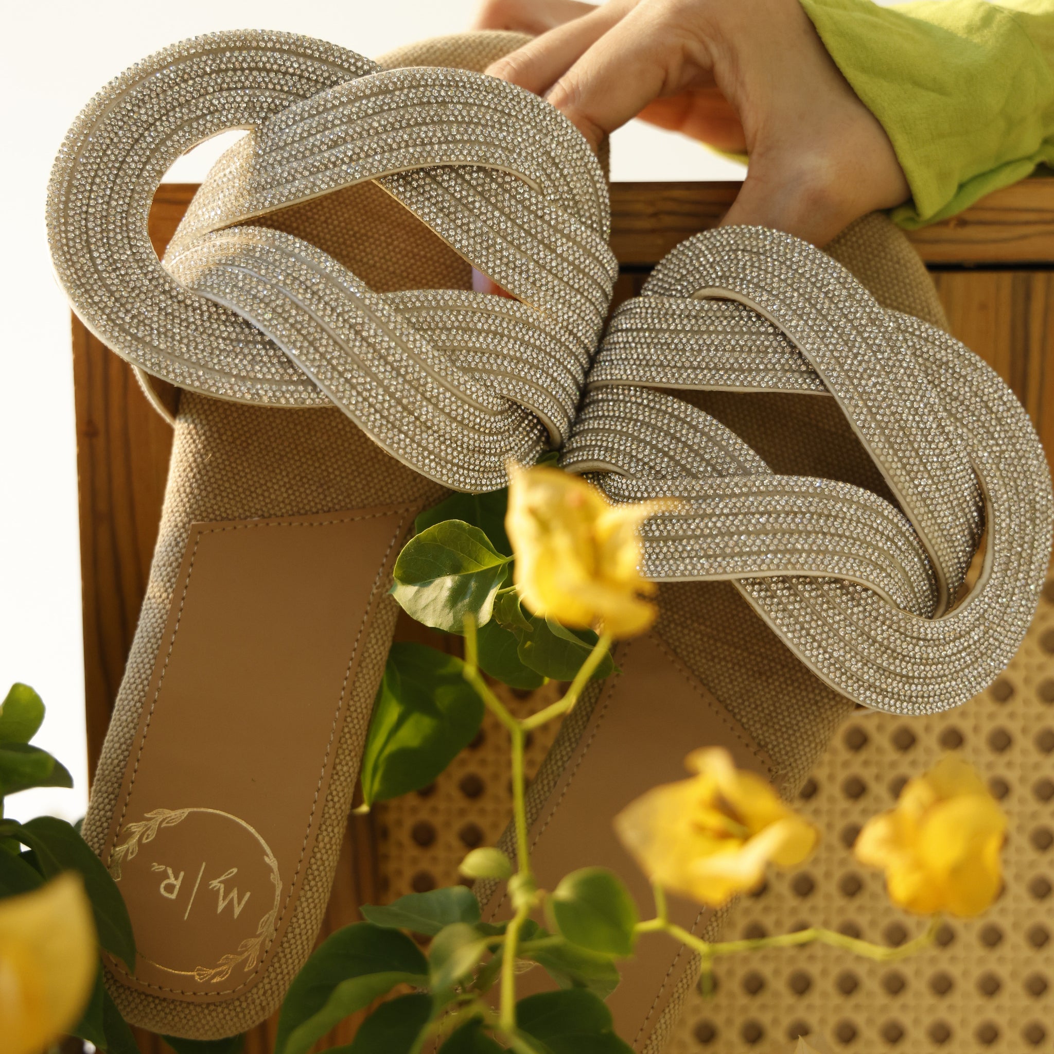 Drama Queen Slipper Beige