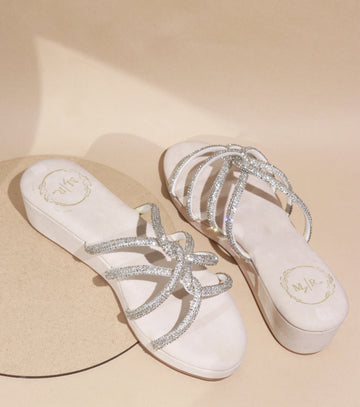 Glitter Platform Silver