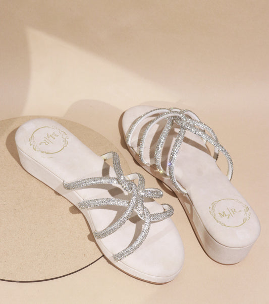 Glitter Platform Silver