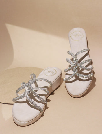 Glitter Platform Silver