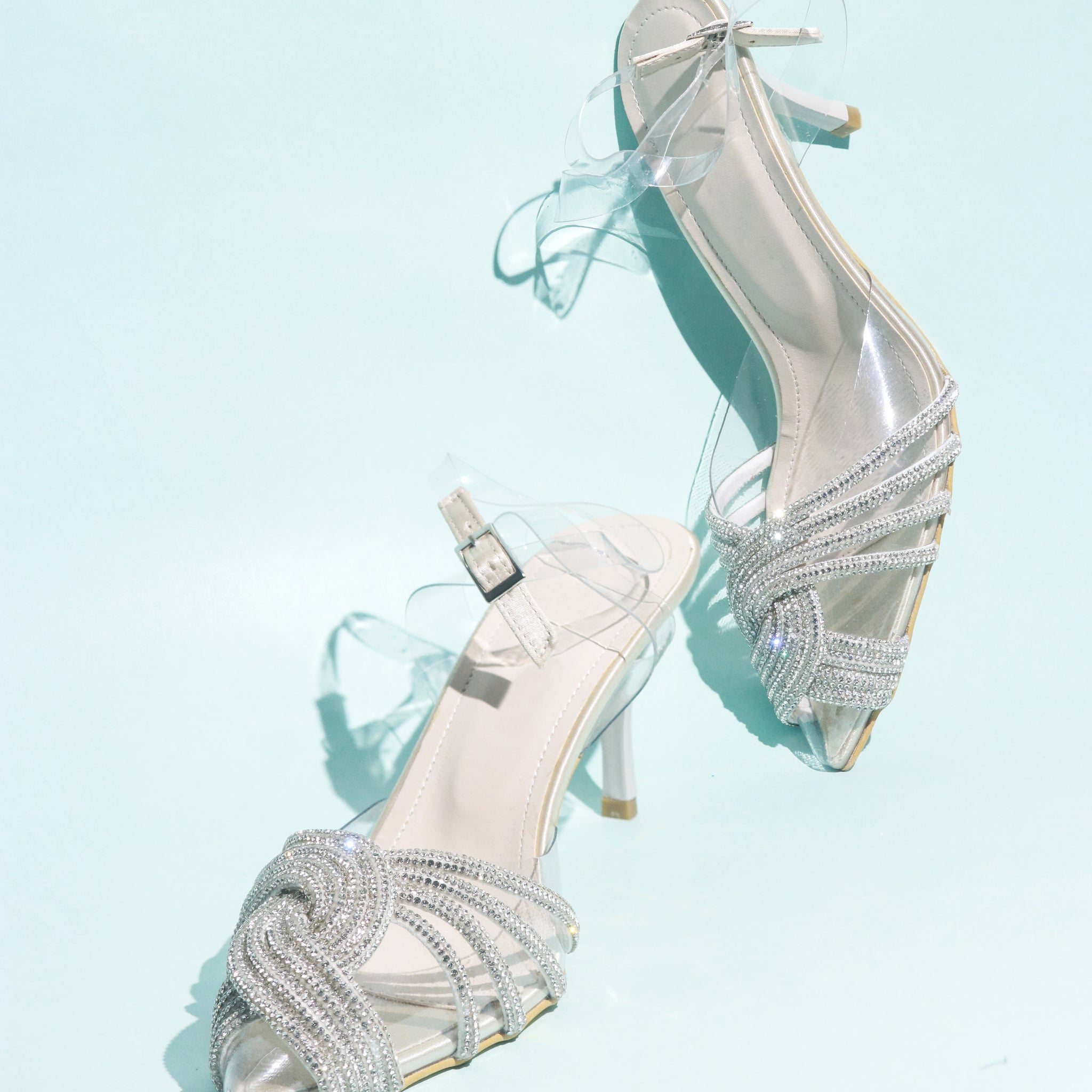 Glitter Pump Heel