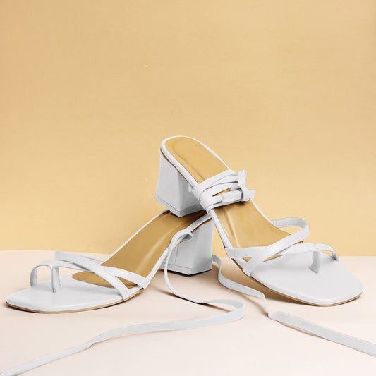 Summer Tie Up White
